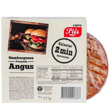 Hamburguesa Preasada Angus