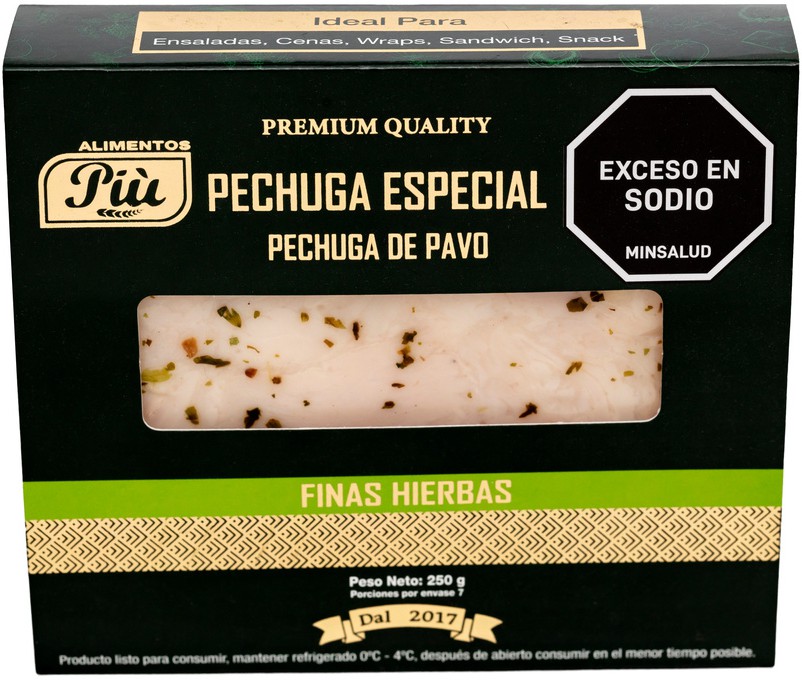 Pechuga Especial Pechuga de Pavo Finas Hierbas