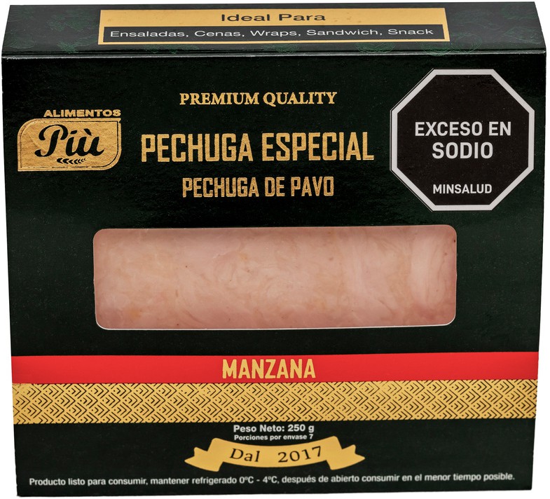 Pechuga Especial Pechuga de Pavo Manzana